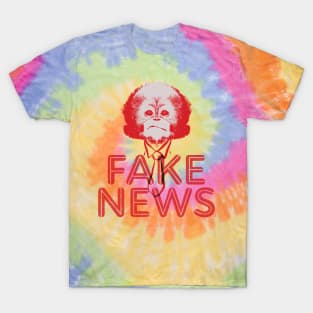 Fake News Monkey T-Shirt